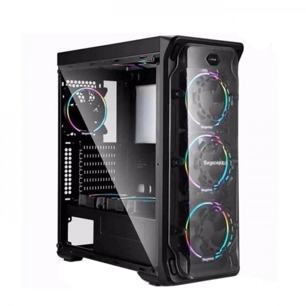 Segotep  LUX II MID Tower ATX Case – Black