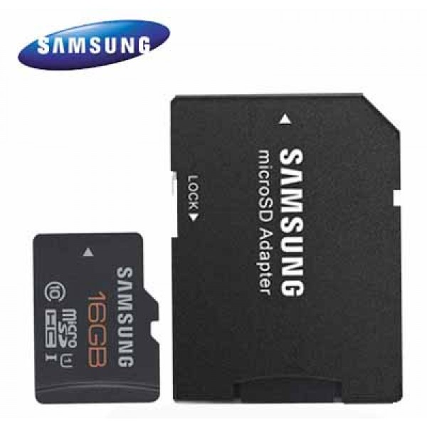 Samsung 16GB SD Card with SD Adapter