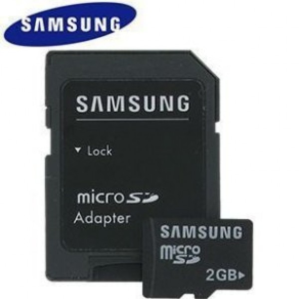Samsung 2GB SD Card with SD Adapter
